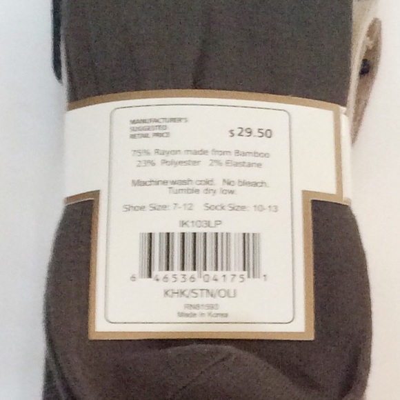 IKE BEHAR Men’s Socks 6 Pairs 2 Pack of 3 Shoe Size 10 - 13 NWT - Picture 8 of 10